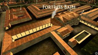 Animation of ancient Roman Fort in Caerleon Wales [upl. by Addis]