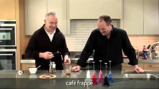 How to make a frappé coffee using an aerolatte milk frother [upl. by Cinamod]