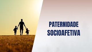 Paternidade socioafetiva [upl. by Dnesnwot]