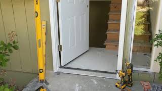 Jeld Wen Front Door Installation  Really crappy products and craftsmanship PART 1 [upl. by Scharff]