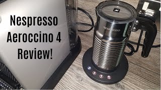 Nespresso Aeroccino 4 Milk Frother Review  Worth upgrading from the Aeroccino 3 [upl. by Nada]