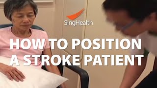 How To Position A Stroke Patient [upl. by Nahtiek]