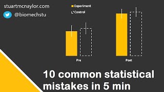 Ten Statistical Mistakes in 5 Min [upl. by Nerrual]