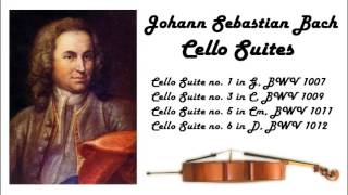 Johann Sebastian Bach  Cello suites in 432 Hz great for reading or studying [upl. by Nira774]